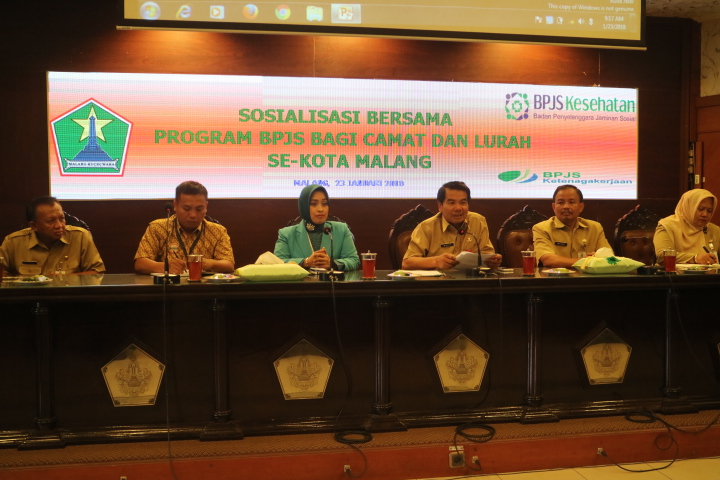 BPJS Malang Sosialisasikan Program BPJS bagi Camat dan Lurah Se-Kota Malang
