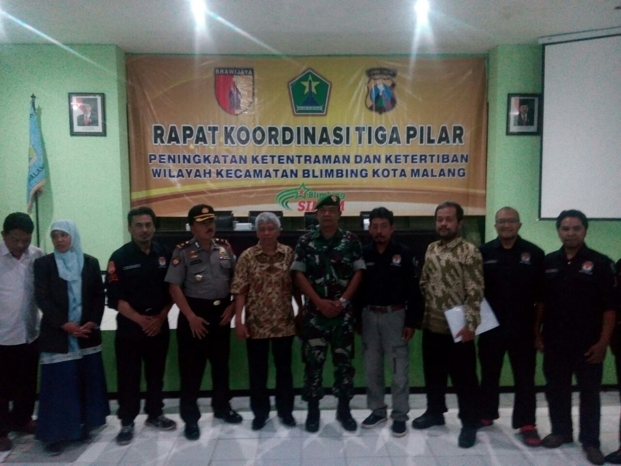 Kecamatan Blimbing Gelar Sosialisasi Tiga Pilar untuk Mensolidkan Tingkat Keamanan Kota Malang