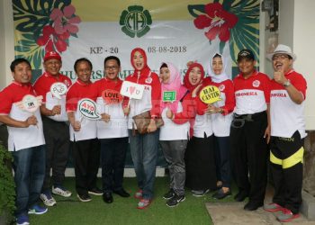 Sutiaji Bersama Istri Ikuti Jalan Sehat HUT RSIA Melati Husada ke-20