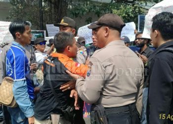 Aksi Massa AMP Dihadang BMPP Kota Malang, Untuk Keutuhan NKRI