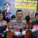 Kawanan Pencuri Isi Mobil Parkir Dibekuk Polresta Malang