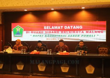 Sutiaji Pimpin Langsung Rapat Koordinasi Saber Pungli