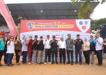 Hari Ini, Sofyan Edi Jorwoko Membuka Kompetisi Sepakbola U-11 Piala Rektor