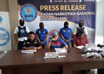 Tabrak Motor Tersangka, BNN Ringkus Dua Bersaudara