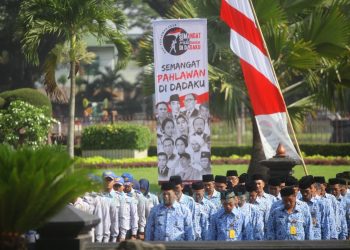 Walikota Malang Sutiaji Bertindak Selaku Inspektur Upacara, Peringatan Hari Pahlawan Tahun 2018