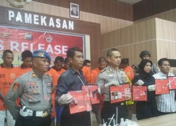 Polres Pamekasan Bekuk Kawanan Narkoba