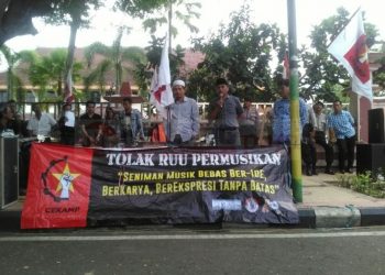 Musisi Dan Seniman Pamekasan Tolak Draft RUU Permusikan