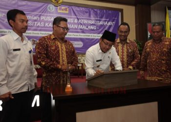 Sutiaji Resmikan Pusat Bisnis dan Kewirausahaan di Unikama