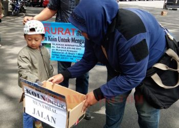 Galang Koin, Forum Warga Kota Malang Peduli Jalan Berlubang