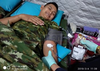 Untuk Masyarakat Karena TNI Dari Rakyat, Yonkes 2/YBH/2 Gelar Baksos Donor Darah