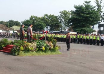 Ribuan Personil Gabungan Siap Amankan Pilpres dan Pileg 2019 Di Tulungagung