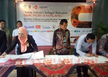 SMK PGRI 3 Malang, Launching Kelas Industri Baru bernama YMPI