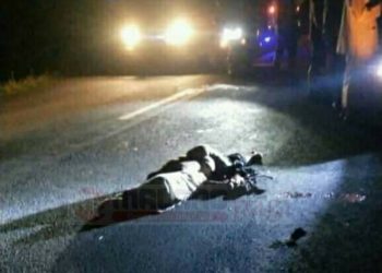 Diduga Korban Tabrak Lari, Seorang Kakek Tewas Tergeletak Di Jalan Raya