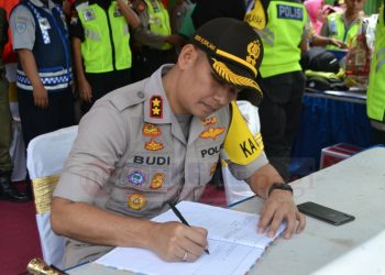 Kapolres Batu: Kepada pengendara, jika lelah segera istirahat di Pos Pam dan Pos Yan atau Rest Area yang sudah disediakan