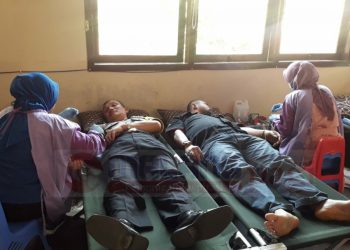 Hari Bhayangkara ke 73 tahun, Polres Batu Gelar Baksos Donor Darah