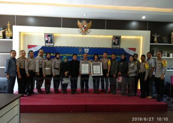 HUT Polri ke 73 tahun, Polres Batu Dikado Dua Penghargaan Promoter Reward