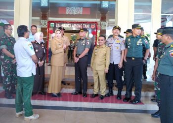 Wali Kota Bersama Wakil Wali Kota Batu Menerima Kunker Pangdam V Brawijaya