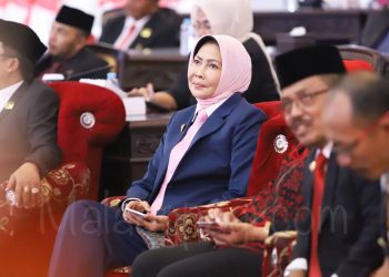 Walikota Batu Hadiri Rapat Paripurna untuk Mendengarkan Pidato Kenegaraan Presiden RI