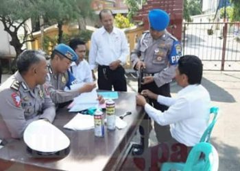 Hindari Penyalahgunaan Senpi, Kasipropam Polres Pamekasan Lakukan Pengecekan