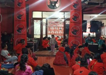 Moncong Putih Gelar Tasyakuran di Kantor DPC PDIP Kota Malang