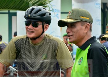 HUT Rindam, Pangdivif 2 Kostrad dan Pangdam V Brawijaya Ikuti Fun Bike