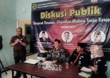 Diskusi Publik, Bergerak Bersama Wujudkan Kota Malang Bebas Korupsi