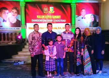 Rangkaian Acara Malam Lepas Sambut Dandenpom Divif 2 Kostrad