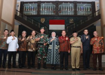 Pangdivif 2 Kostrad Dampingi Menaker RI dan Wamenhan pada Launching Migrant Day