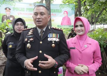 Peduli Penghijauan, Polres Malang Gelar Tanam Pohon