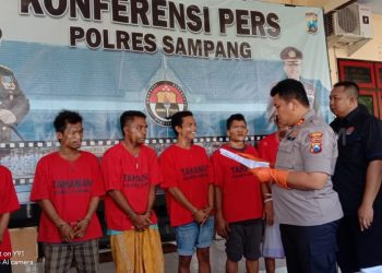 Polres Sampang Ungkap Kasus Narkoba, Enam Tersangka Diamankan