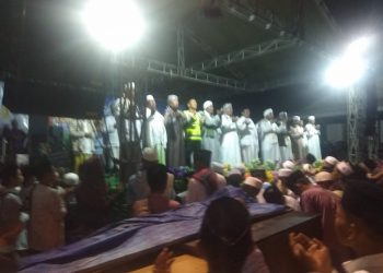 Kapolsek Karang Penang, Giat Tasyakuran Pasar Polowijo