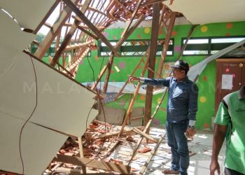 Dewan Pendidikan Sampang Prihatin Atas Ambruknya Bangunan SD Samaran II