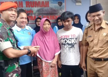 Detasemen Matra 2 Paskhas TNI AU Serahkan Simbolis Kunci RTLH