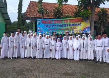 Satlantas Polres Sampang Melaksanakan Edukasi Tata Tertib Lalu Lintas