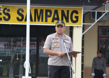 Kapolres Sampang Beri Arahan pada Peserta Upacara