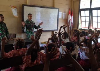 Kegiatan Non Fisik Warnai TMMD ke 107 di Kampung Kibay