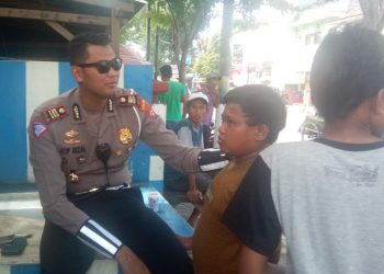 Bocah Terjaring Penertiban Satlantas Polres Sampang