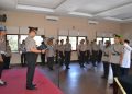 Kapolres Batu Pimpin Upacara Sertijab Kasatlantas