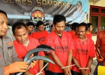 Tiga Tersangka Bawa Senjata Tajam Diamankan dalam Operasi Cipkon