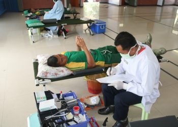 Bantu Stok PMI, Yonif Raider 514 Kostrad Gelar Donor Darah