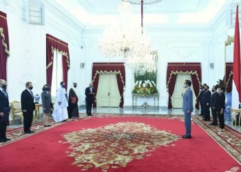 Presiden Jokowi Terima Surat Kepercayaan 7 Duta Besar Negara Sahabat