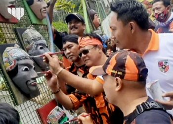 Sinergi Pemuda Pancasila dan Tithek Tenger, Hidupkan Kembali Wisata Kampung Topeng