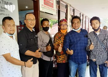 Pemilik Media Sampang Sowan ke Serikat Media Siber Jawa Timur