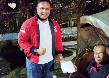 Hari pertama PPKM, PSI Kota Malang Bantu Warga Terdampak