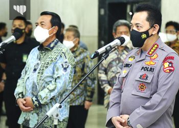 Berkunjung ke Mahkamah Agung, Kapolri Bicara Tilang Elektronik