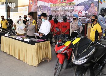 Dalam 3 Hari, Polres Sampang Berhasil Ringkus 3 Pelaku Curanmor yang Beraksi di 5 TKP