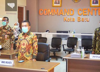 Wakil Walikota Batu Hadiri Rakor Virtual Kesiapan Sistem OSS
