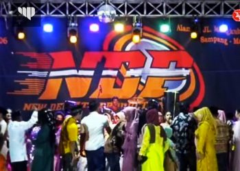 Langgar Prokes, Warga Gunung Maddah Sampang Nekat Gelar Orkes