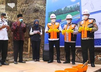 Peletakan Batu Pertama Pembangunan Sistem Penyediaan Air Minum Sumber Kaligoro