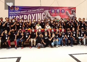 52 Peserta Ikuti Penataran Wasit Juri dan Pelatih Kickboxing Jawa Timur